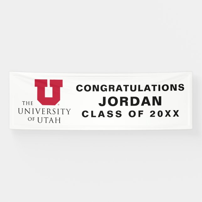 University of Utah Graduation Banner (Horizontal)