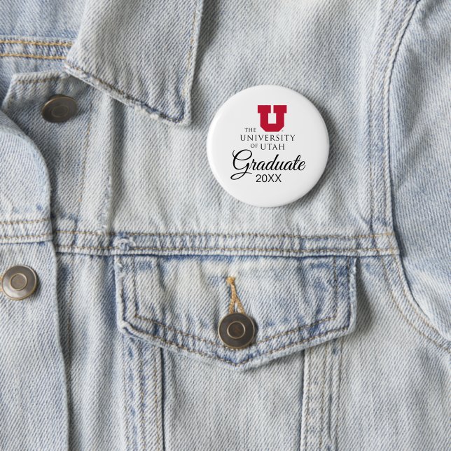 University of Utah Graduation Button (In Situ)