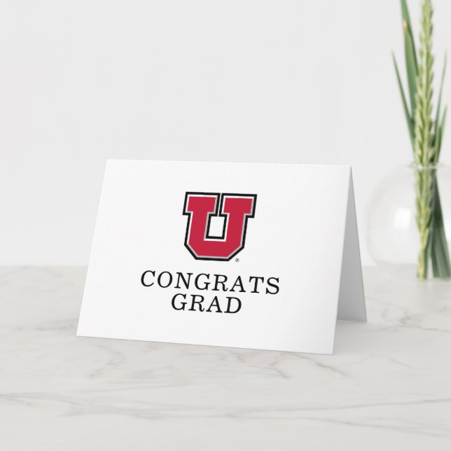 University of Utah Graduation Card (Front)