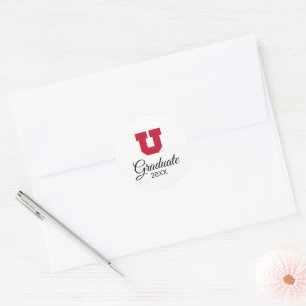 University of Utah Graduation Classic Round Sticker