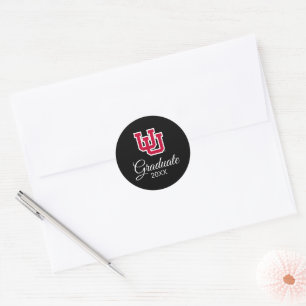 University of Utah Graduation Classic Round Sticker