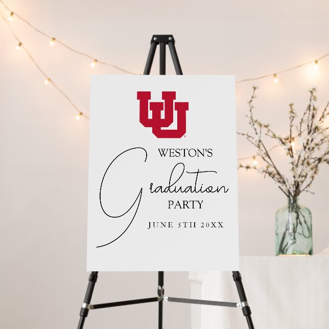 University of Utah Graduation Foam Board (In Situ (Stand))