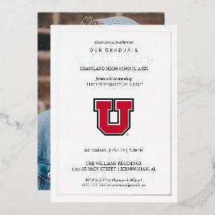 University of Utah Graduation Foil Invitation