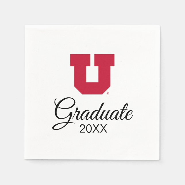 University of Utah Graduation Napkins (Front)
