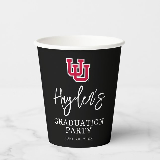 University of Utah Graduation Paper Cups (Front)