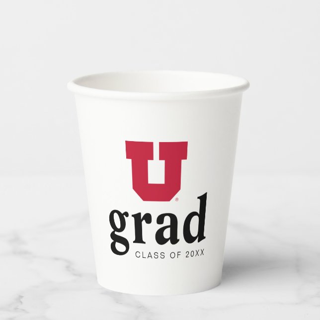 University of Utah Graduation Paper Cups (Front)