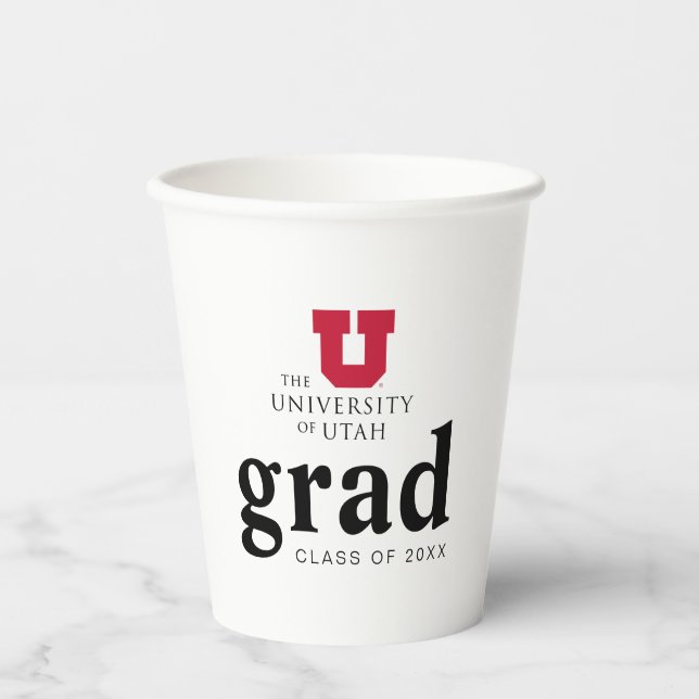 University of Utah Graduation Paper Cups (Front)