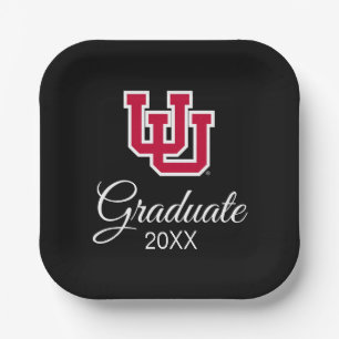 University of Utah Graduation Paper Plates