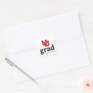University of Utah Graduation Square Sticker