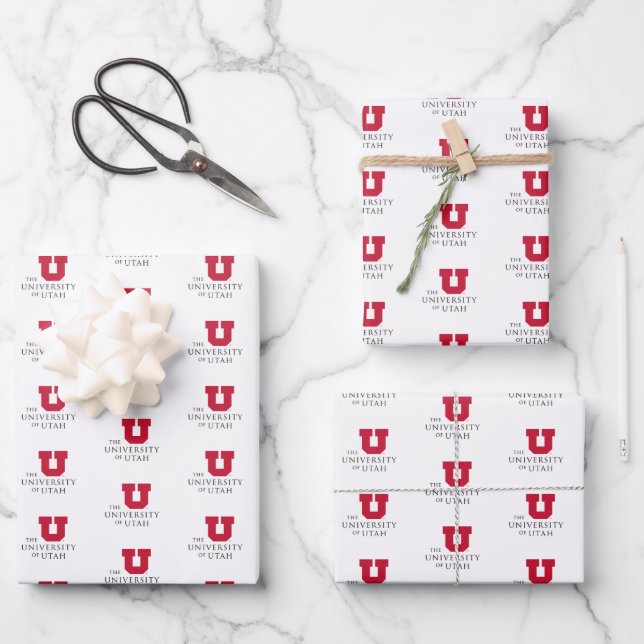 University of Utah Graduation Wrapping Paper Sheets (Front)