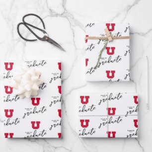 University of Utah Graduation Wrapping Paper Sheets
