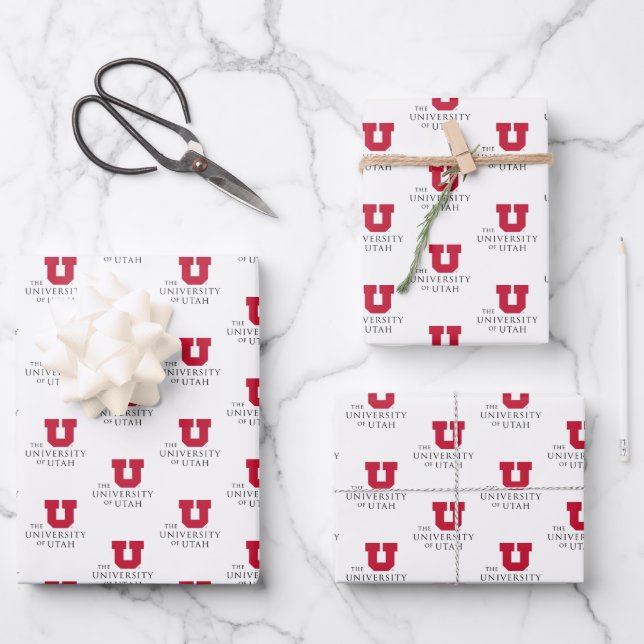 University of Utah Graduation Wrapping Paper Sheets (Front)