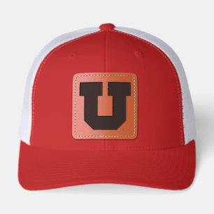 University of Utah Leather Patch Hat