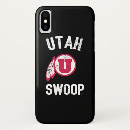 University of Utah  Retro Swoop iPhone X Case