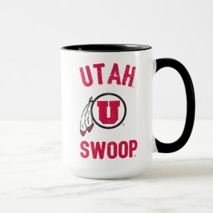 University of Utah Retro Swoop Mug