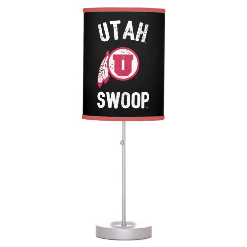 University of Utah  Retro Swoop Table Lamp