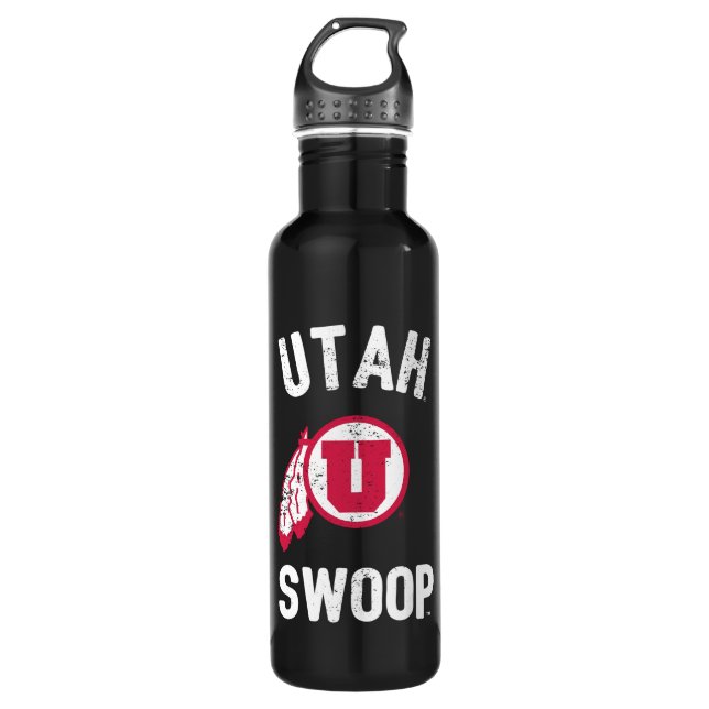 University of Utah | Retro Swoop Water Bottle (Front)