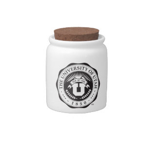 University of Utah Seal Candy Jar
