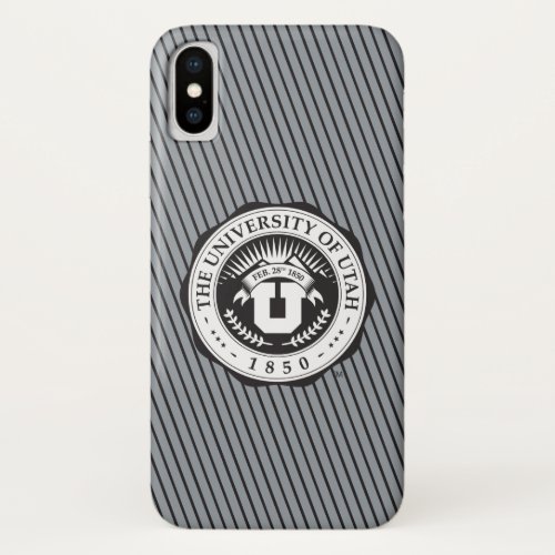 University of Utah Seal iPhone X Case
