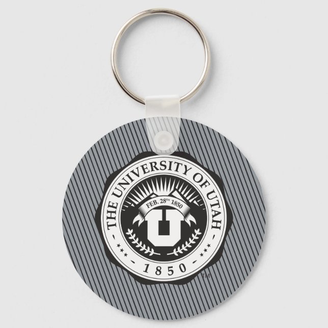 University of Utah Seal Keychain (Front)