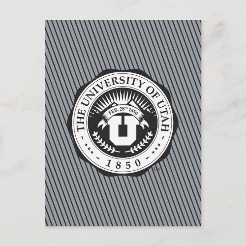 University of Utah Seal Postcard