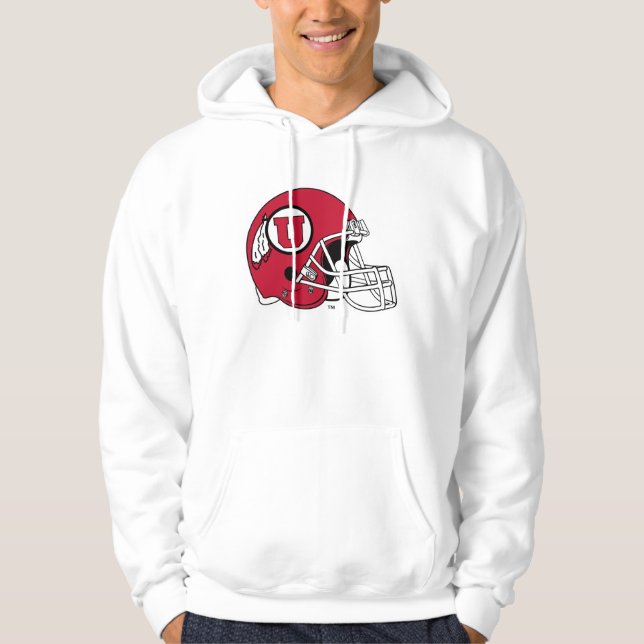 University of Utah Utes Football Helmet Hoodie (Front)