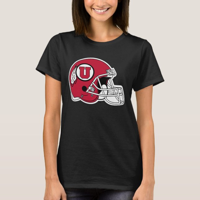 University of Utah Utes Football Helmet T-Shirt (Front)