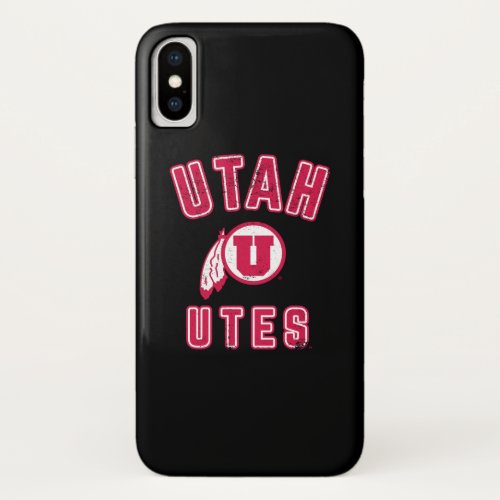 University of Utah  Utes _ Vintage iPhone X Case