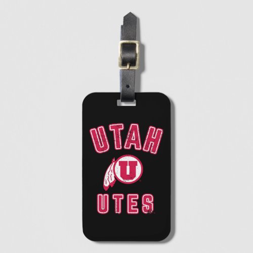 University of Utah  Utes _ Vintage Luggage Tag
