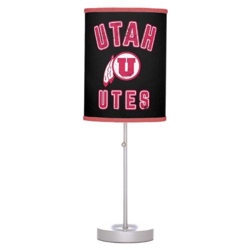 University of Utah  Utes _ Vintage Table Lamp