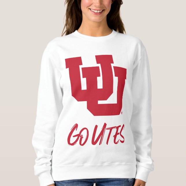 University of Utah UU "GO UTES" Sweatshirt (Front)