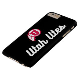 University of Utah | Vintage Script Utes Barely There iPhone 6 Plus Case