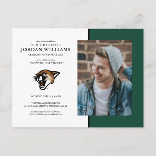 University of Vermont Catamount Announcement Postcard