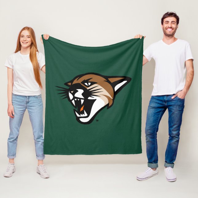 University of Vermont Catamount Fleece Blanket (In Situ)