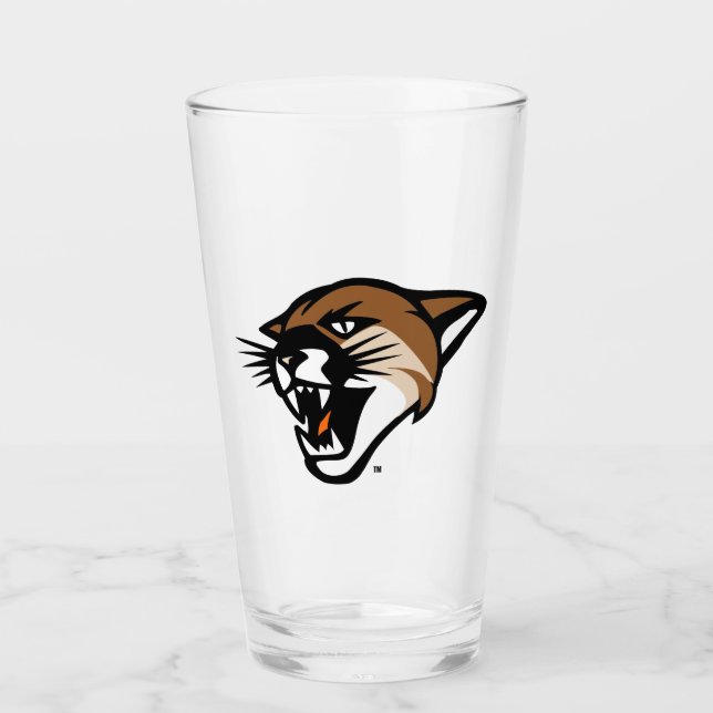 University of Vermont Catamount Glass (Front)