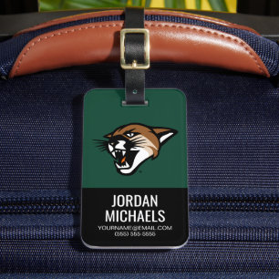 University of Vermont Catamount Luggage Tag