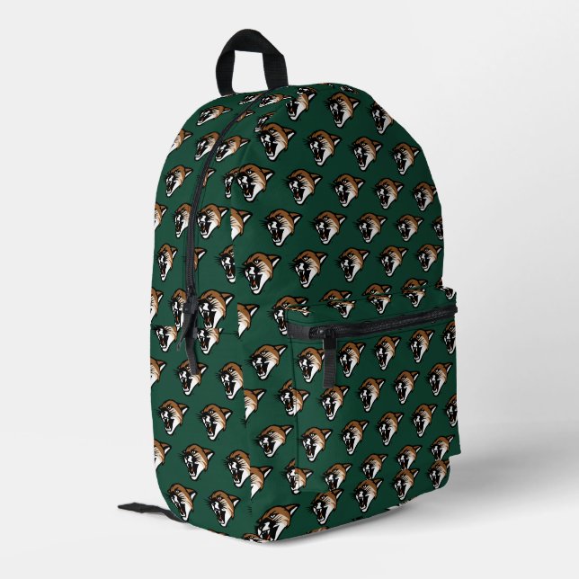 University of Vermont Catamount Printed Backpack (Back Corner Left)