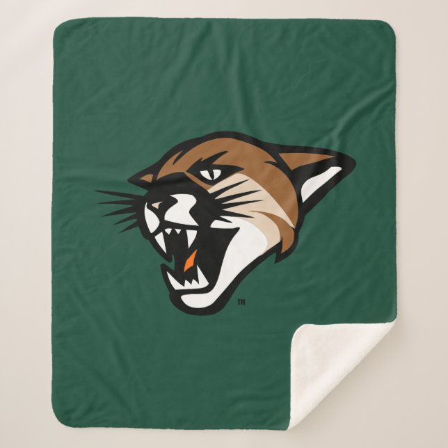 University of Vermont Catamount Sherpa Blanket (Front)