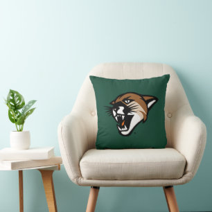 University of Vermont Catamount Throw Pillow