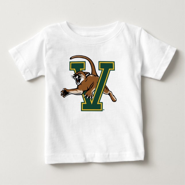 University of Vermont Catamount V Baby T-Shirt (Front)