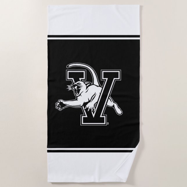 University of Vermont Catamount V Beach Towel (Front)