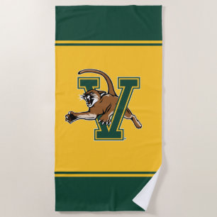 University of Vermont Catamount V Beach Towel