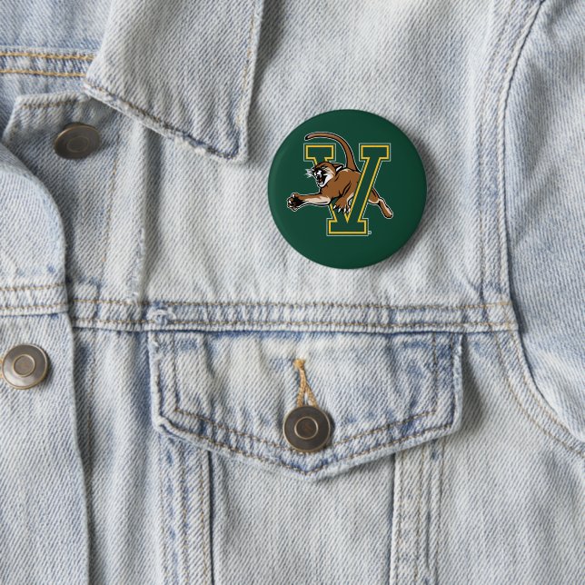 University of Vermont Catamount V Button (In Situ)