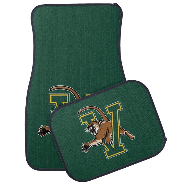 University of Vermont Catamount V Car Floor Mat (Set)