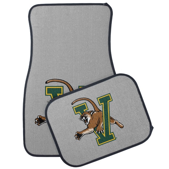 University of Vermont Catamount V Car Floor Mat (Set)