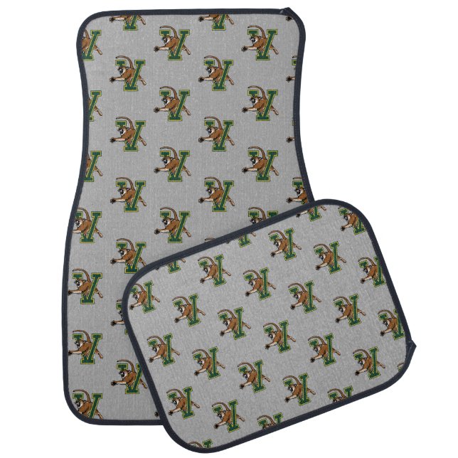 University of Vermont Catamount V Car Floor Mat (Set)