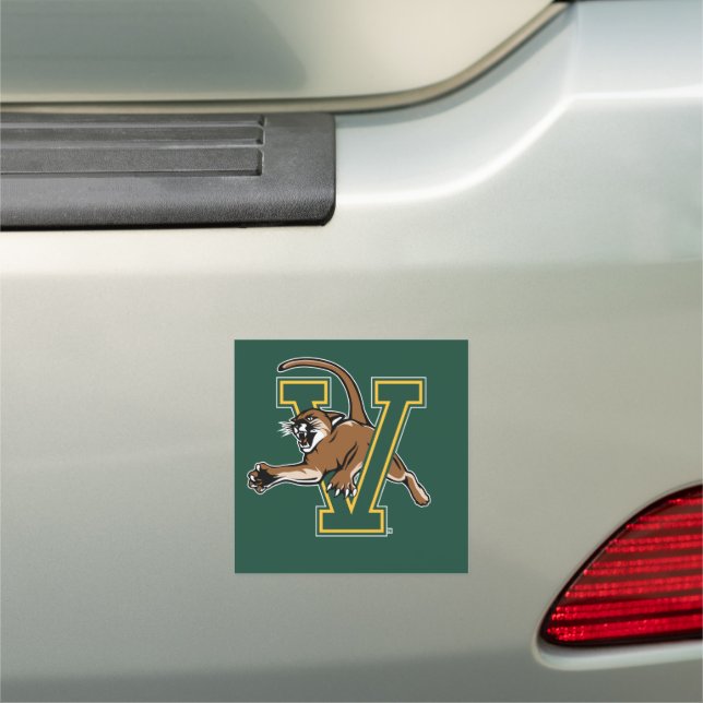 University of Vermont Catamount V Car Magnet (In Situ)