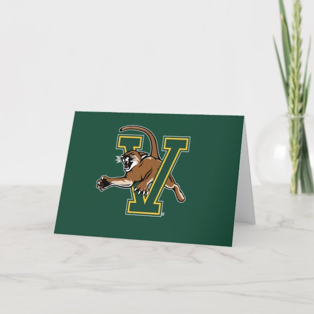 University of Vermont Catamount V Card (Front)