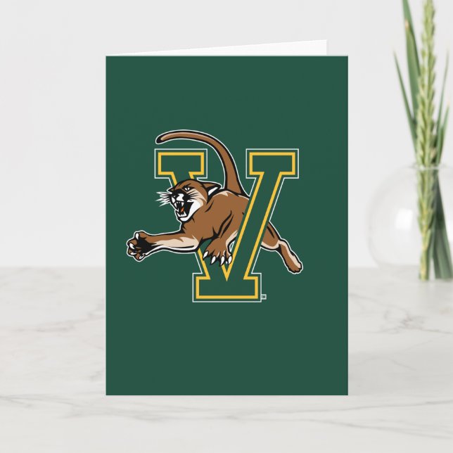 University of Vermont Catamount V Card (Front)