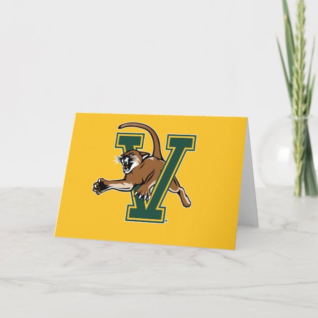 University of Vermont Catamount V Card (Front)